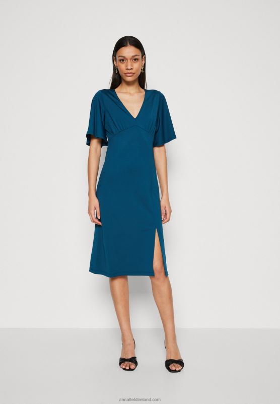 Z62T147 Women Anna Field Jersey Dress Blue