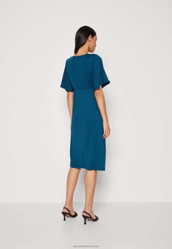 Z62T147 Women Anna Field Jersey Dress Blue
