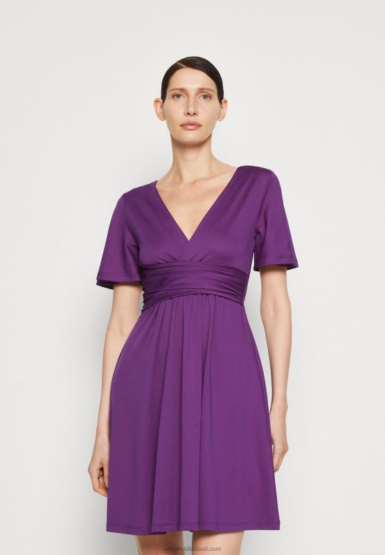 Z62T148 Women Anna Field Jersey Dress Purple