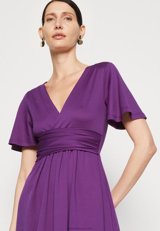 Z62T148 Women Anna Field Jersey Dress Purple