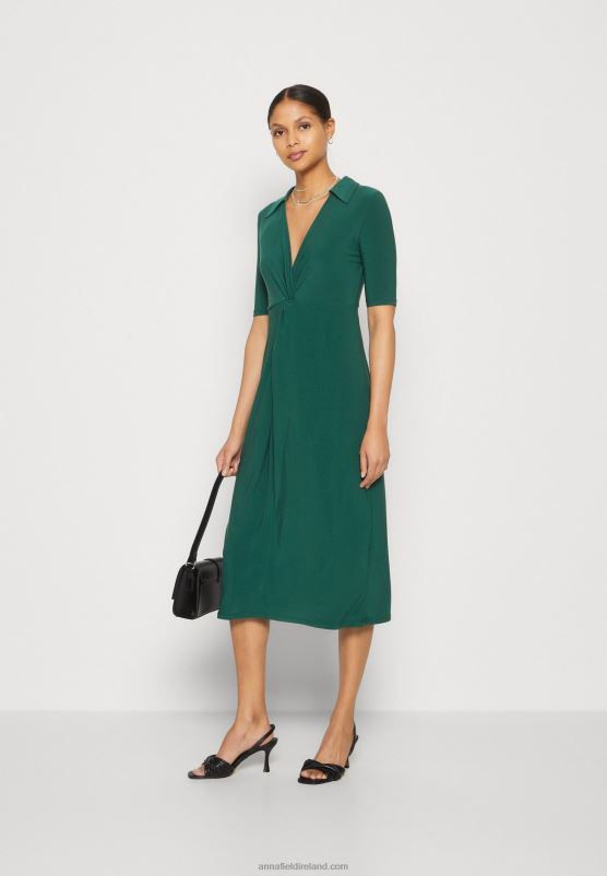 Z62T150 Women Anna Field Jersey Dress Green