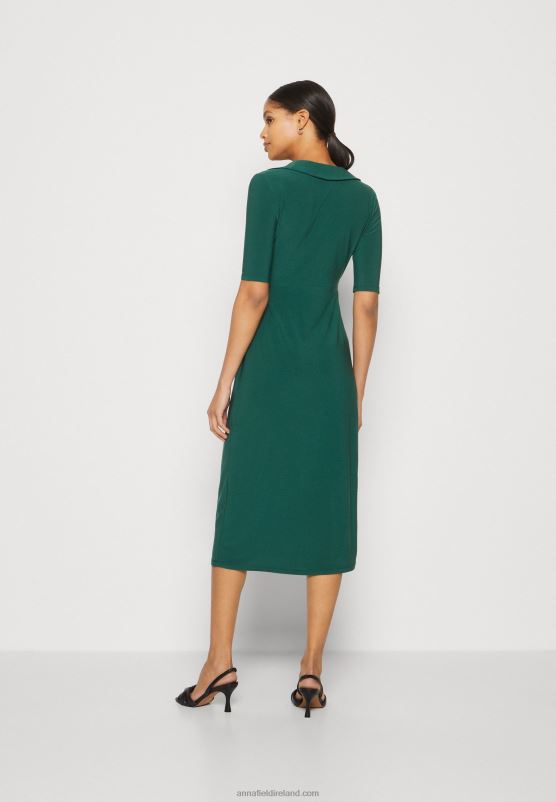 Z62T150 Women Anna Field Jersey Dress Green