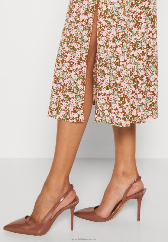 Z62T157 Women Anna Field Jersey Dress Multi-Coloured