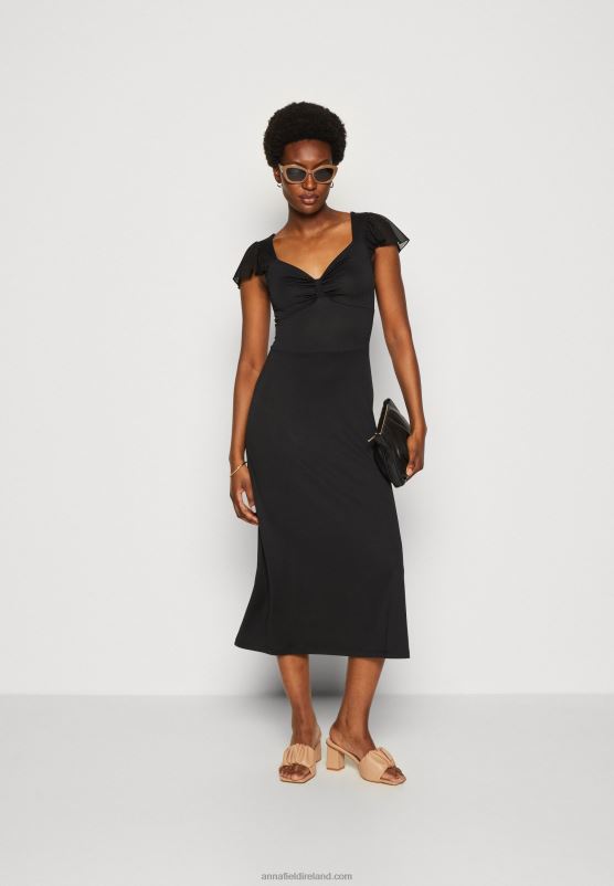 Z62T160 Women Anna Field Jersey Dress Black