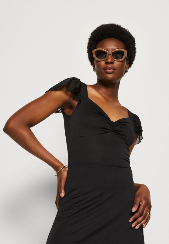 Z62T160 Women Anna Field Jersey Dress Black