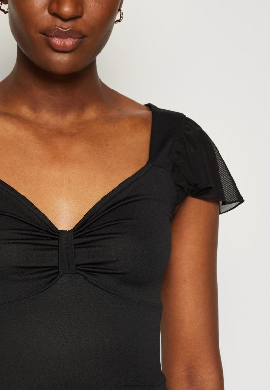 Z62T160 Women Anna Field Jersey Dress Black