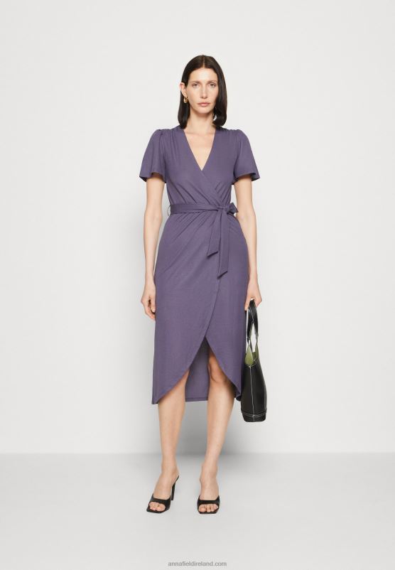 Z62T163 Women Anna Field Jersey Dress Grey