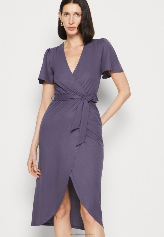 Z62T163 Women Anna Field Jersey Dress Grey