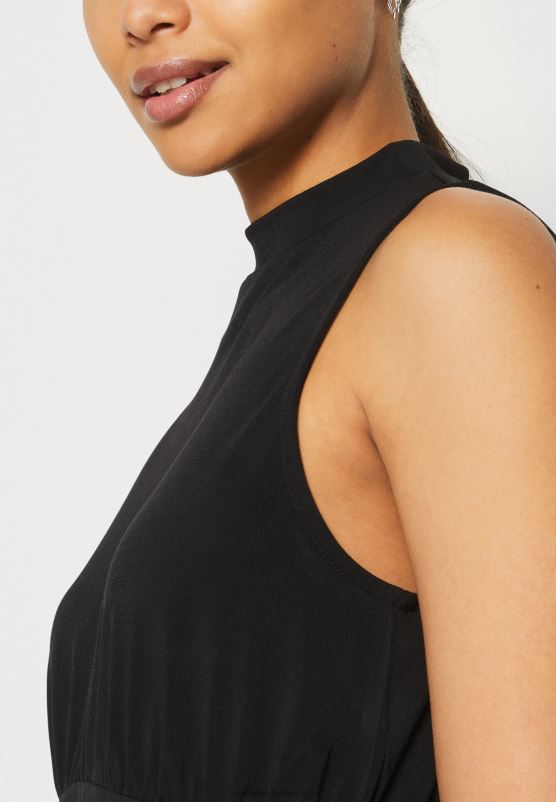 Z62T167 Women Anna Field Jersey Dress Black