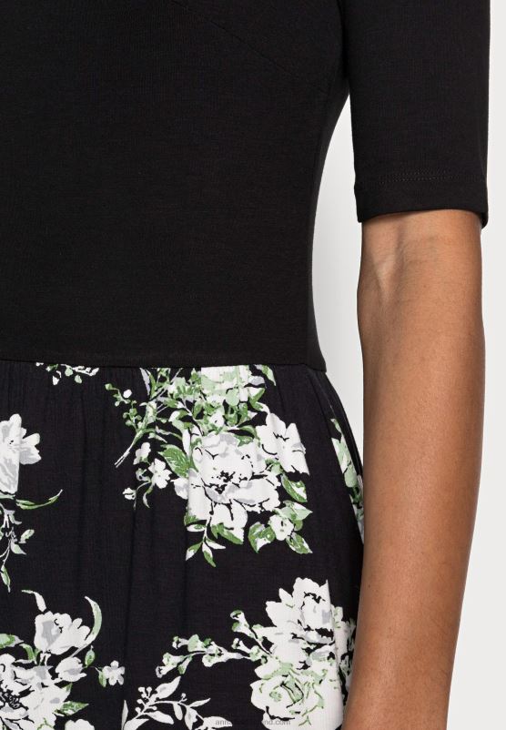 Z62T169 Women Anna Field Jersey Dress Black