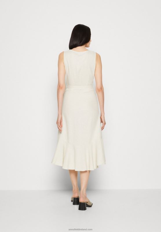 Z62T16 Women Anna Field Day Dress Beige