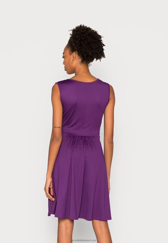 Z62T170 Women Anna Field Jersey Dress Purple