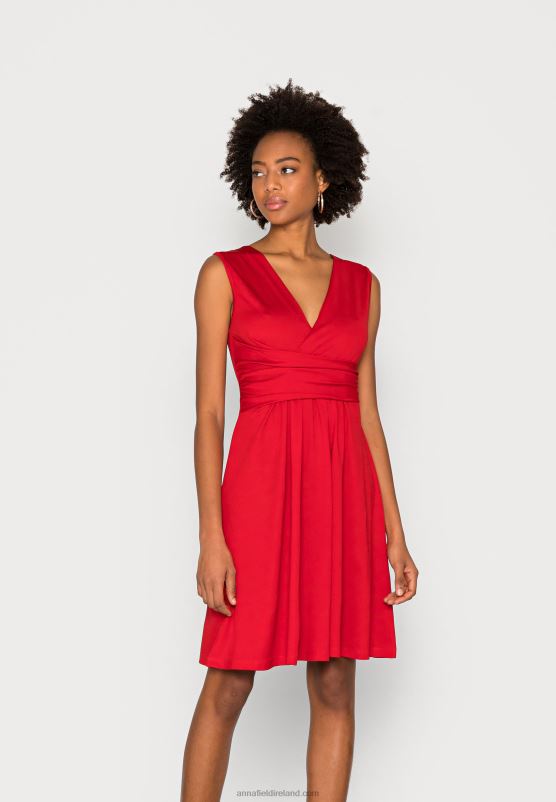 Z62T172 Women Anna Field Jersey Dress Red