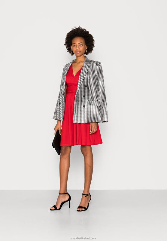 Z62T172 Women Anna Field Jersey Dress Red