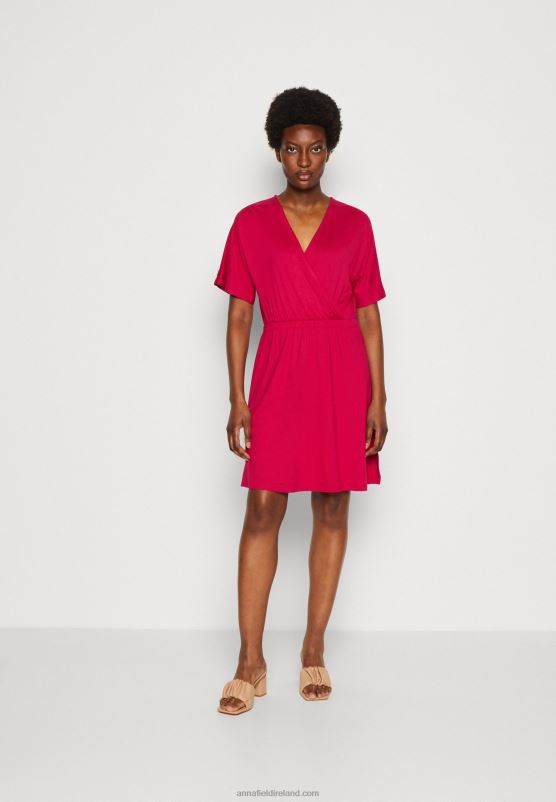 Z62T173 Women Anna Field Jersey Dress Red