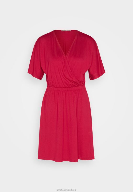 Z62T173 Women Anna Field Jersey Dress Red
