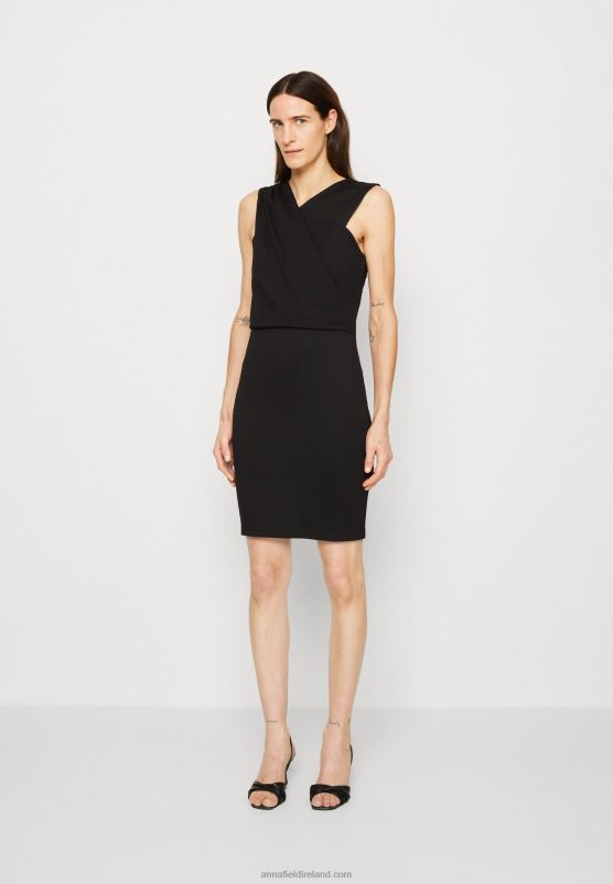 Z62T174 Women Anna Field Jersey Dress Black