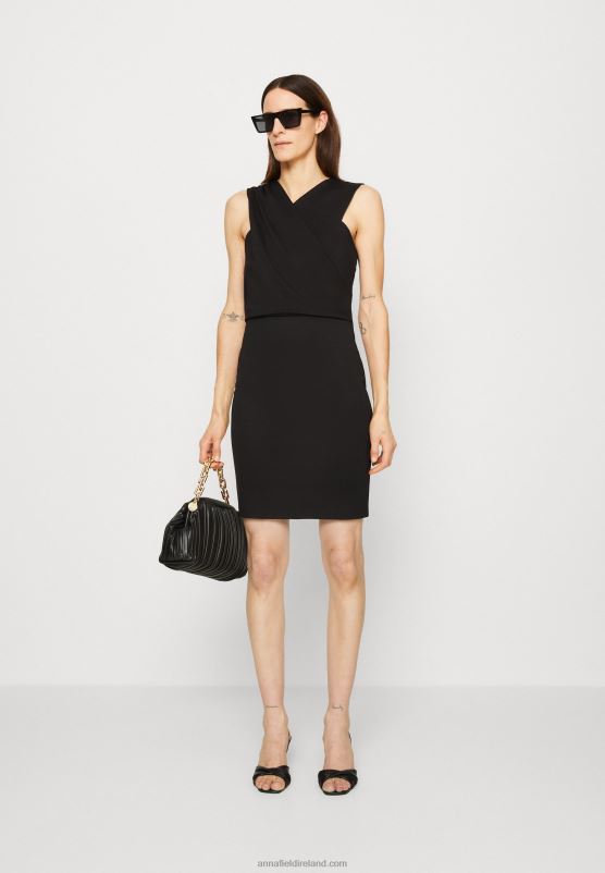 Z62T174 Women Anna Field Jersey Dress Black