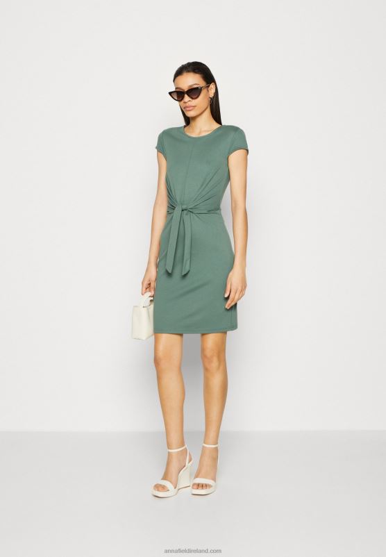 Z62T175 Women Anna Field Jersey Dress Green