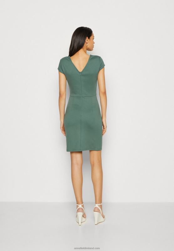 Z62T175 Women Anna Field Jersey Dress Green