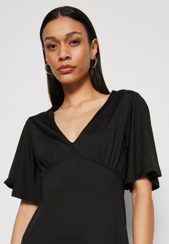 Z62T176 Women Anna Field Jersey Dress Black