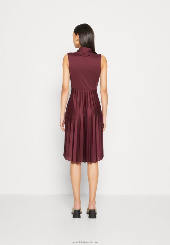 Z62T177 Women Anna Field Jersey Dress Bordeaux
