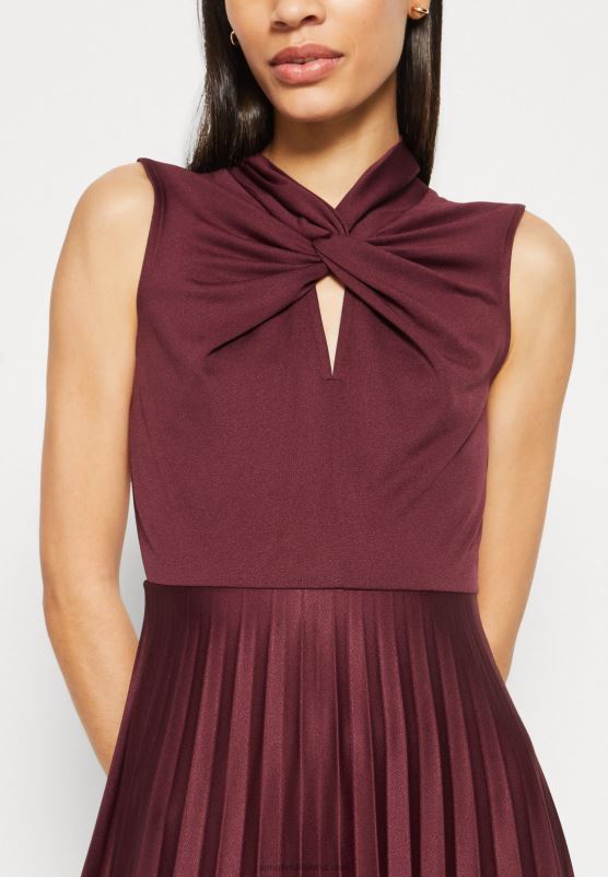 Z62T177 Women Anna Field Jersey Dress Bordeaux