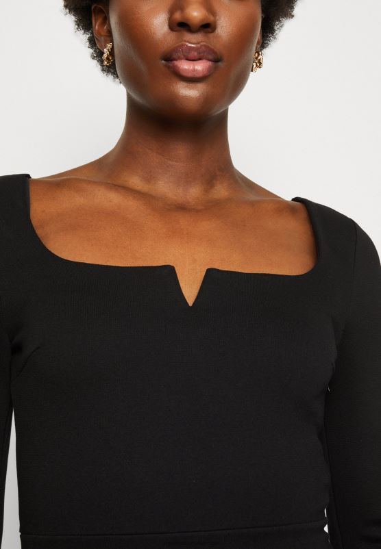 Z62T178 Women Anna Field Jersey Dress Black