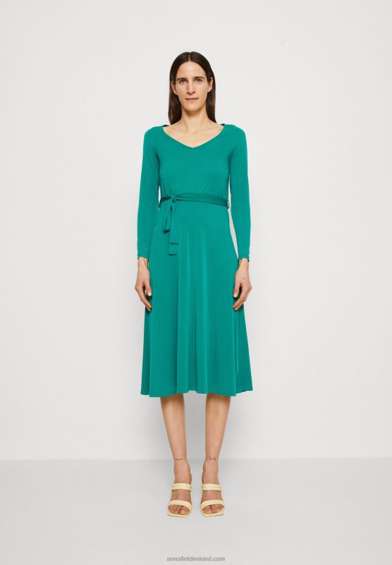 Z62T180 Women Anna Field Jersey Dress Green