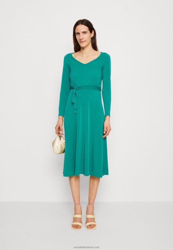 Z62T180 Women Anna Field Jersey Dress Green