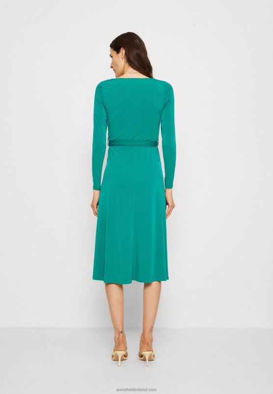 Z62T180 Women Anna Field Jersey Dress Green