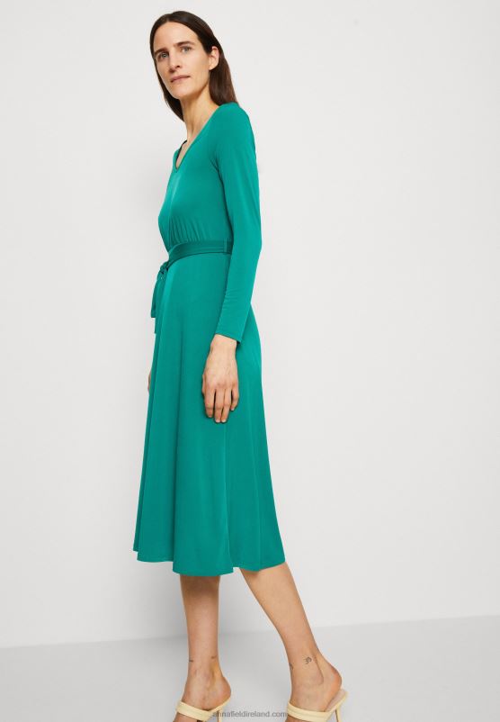 Z62T180 Women Anna Field Jersey Dress Green