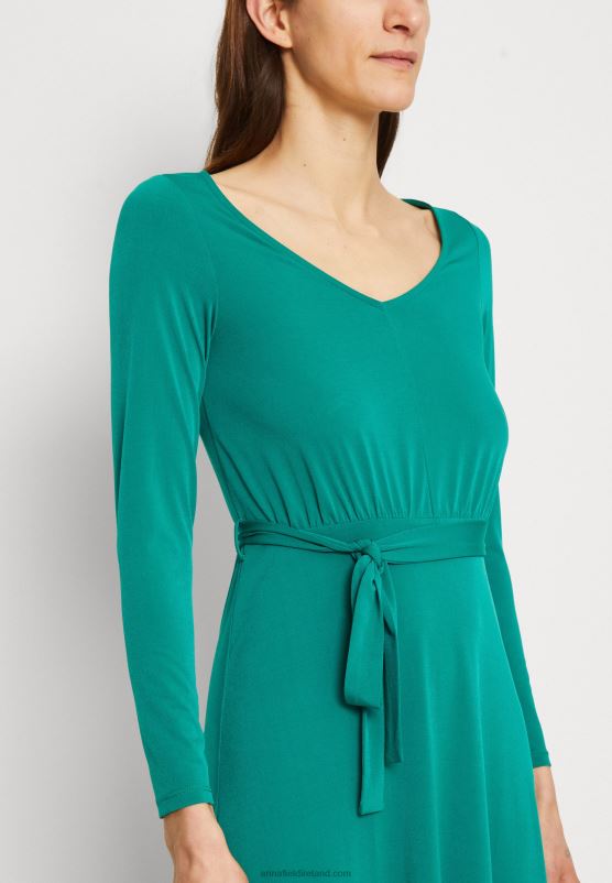 Z62T180 Women Anna Field Jersey Dress Green