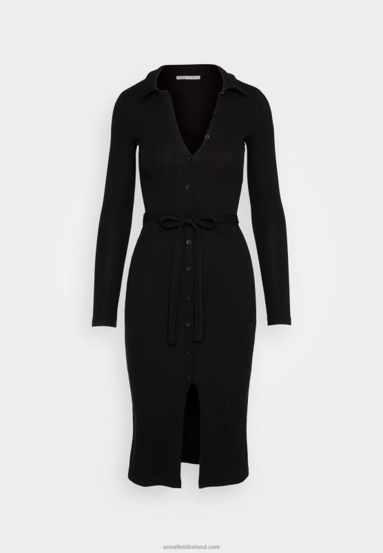 Z62T183 Women Anna Field Jersey Dress Black