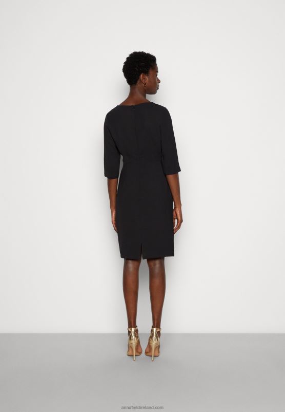 Z62T192 Women Anna Field Shift Dress Black