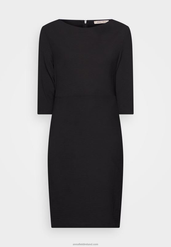 Z62T192 Women Anna Field Shift Dress Black