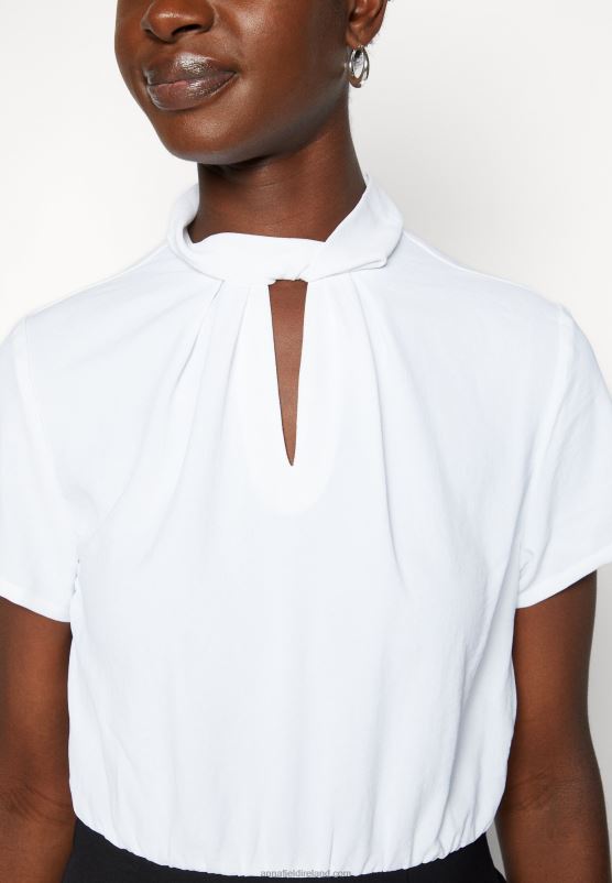 Z62T200 Women Anna Field Shift Dress Black/White