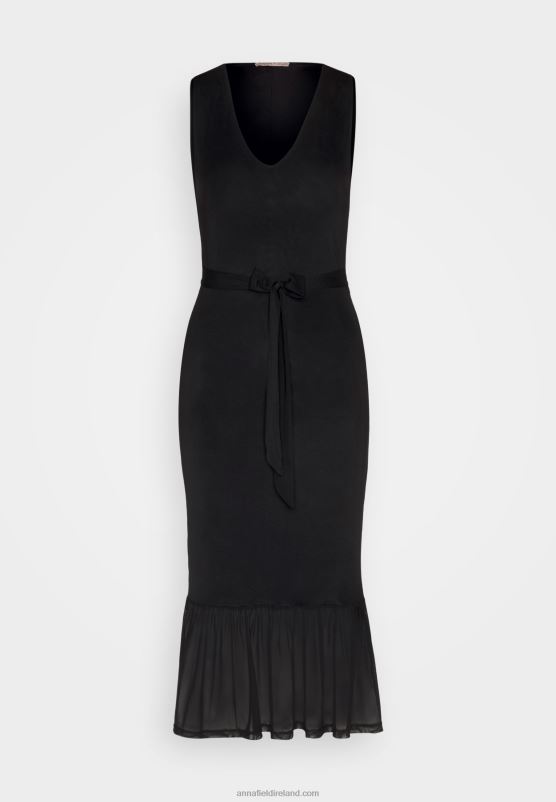 Z62T208 Women Anna Field Shift Dress Black