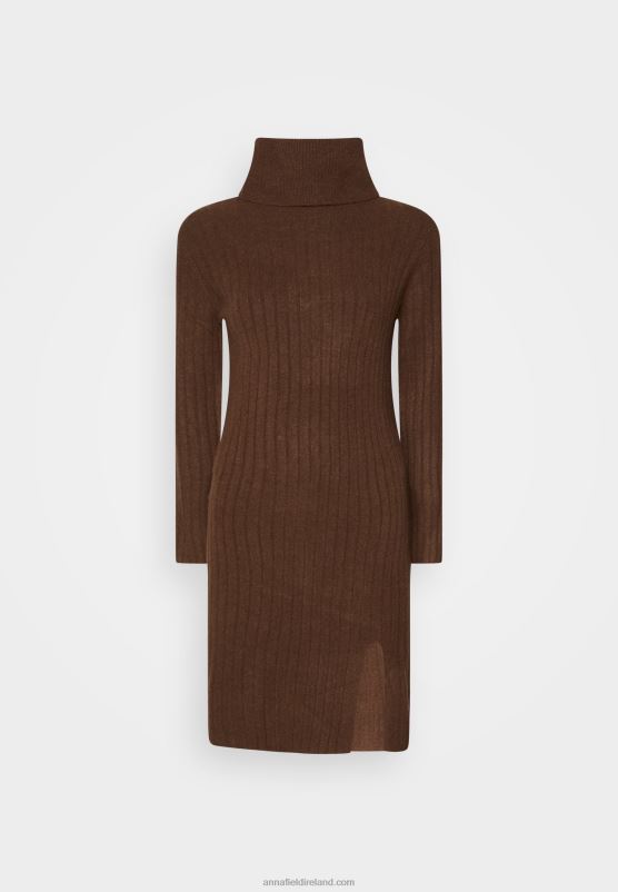 Z62T210 Women Anna Field Jumper Dress Dark Brown