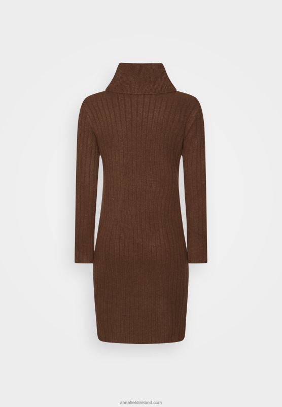Z62T210 Women Anna Field Jumper Dress Dark Brown