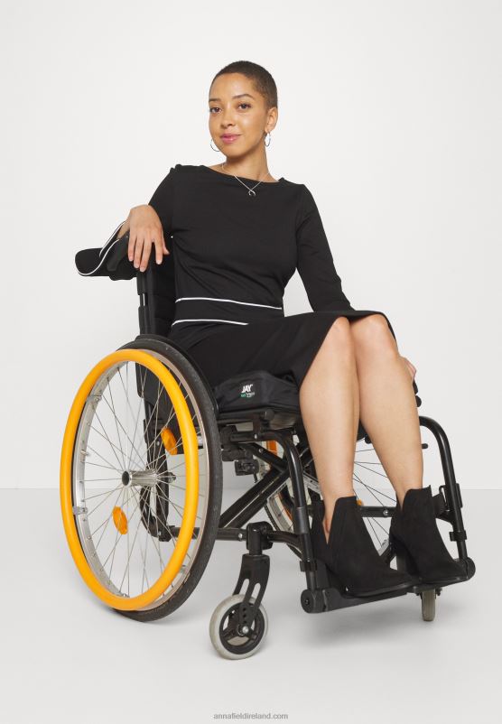 Z62T218 Women Anna Field Shift Dress Black