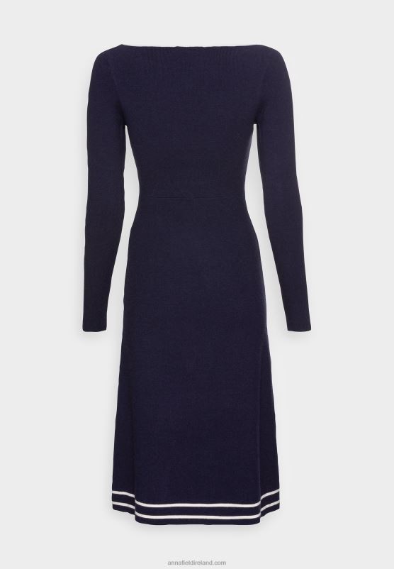 Z62T225 Women Anna Field Jumper Dress Dark Blue