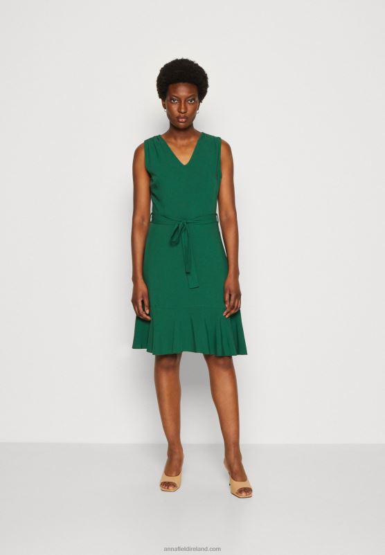 Z62T22 Women Anna Field Day Dress Green