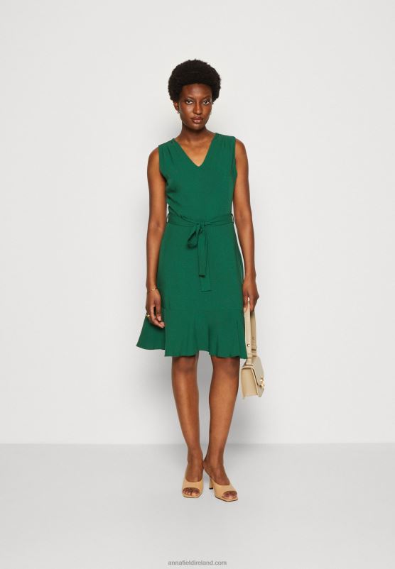 Z62T22 Women Anna Field Day Dress Green