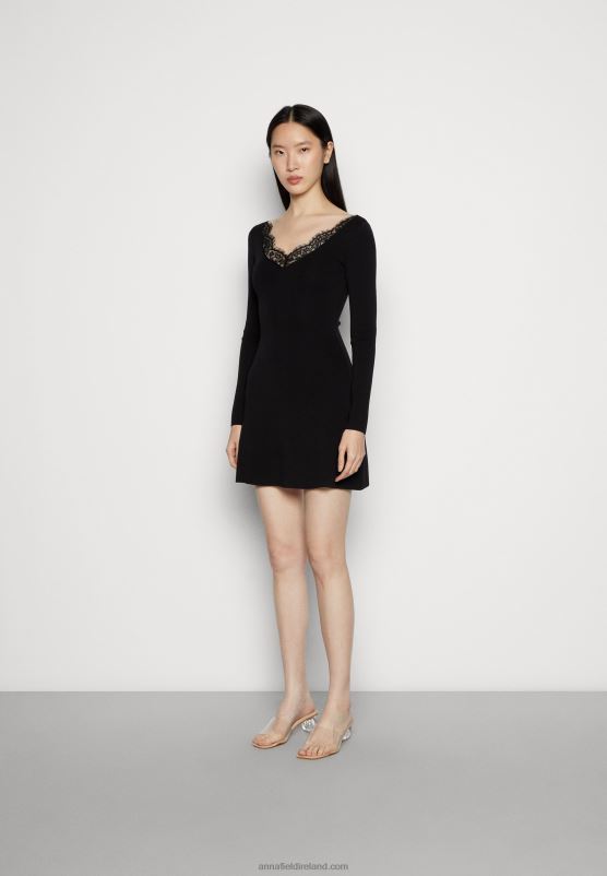 Z62T236 Women Anna Field Jumper Dress Black