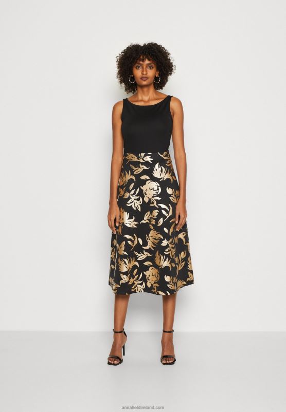 Z62T24 Women Anna Field Day Dress Black