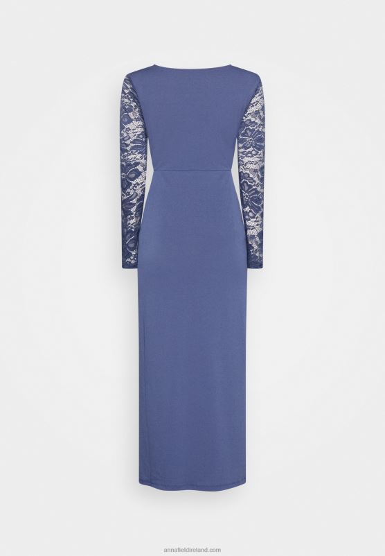 Z62T34 Women Anna Field Cocktail Dress Party Dress Blue