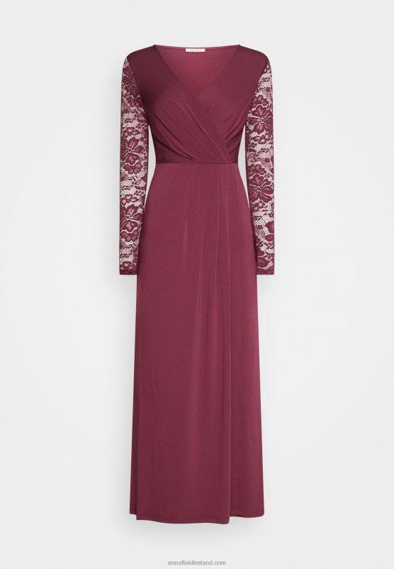 Z62T35 Women Anna Field Cocktail Dress Party Dress Purple