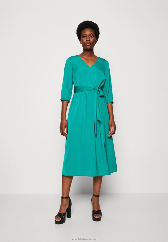 Z62T41 Women Anna Field Cocktail Dress Party Dress 602 Green