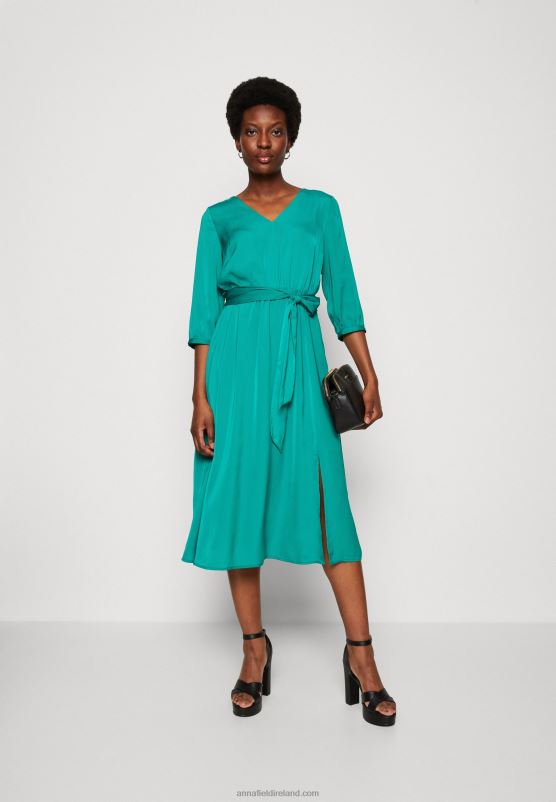 Z62T41 Women Anna Field Cocktail Dress Party Dress 602 Green